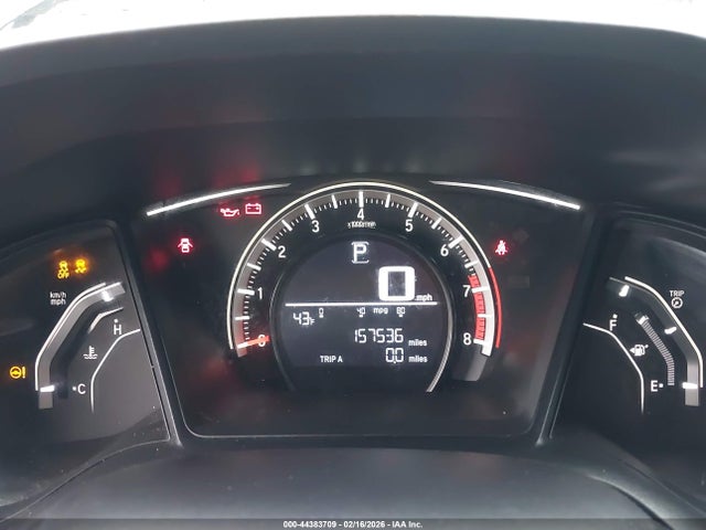 2016 Honda Civic Lx მანქანა იყიდება აუქციონზე, vin: 2HGFC2F55GH509198, აუქციონის ნომერი: 44383709