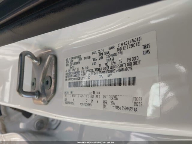 Ford Escape Titanium 2014 1FMCU0J92EUC50740 Image 9