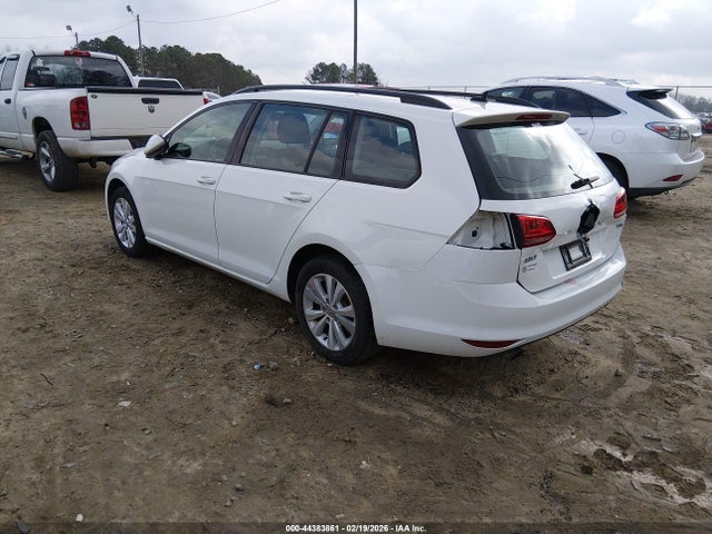 Продажа на аукционе авто 2017 Volkswagen Golf Sportwagen Tsi S, vin: 3VW017AU1HM507129, номер лота: 44383861