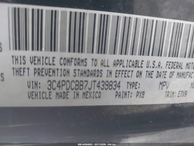 Dodge Journey Sxt 2018 3C4PDCBB7JT439834 Image 9