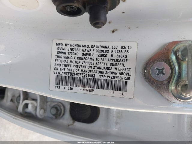 Honda Civic Ex-l 2015 19XFB2F92FE241953 Image 9