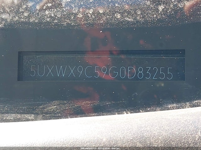 Aukcja sprzedaży 2016 Bmw X3 Xdrive28i, vin: 5UXWX9C59G0D83255, numer aukcji: 44384113