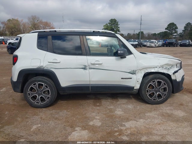 2017 Jeep Renegade Limited Fwd მანქანა იყიდება აუქციონზე, vin: ZACCJADB5HPF09681, აუქციონის ნომერი: 44384133