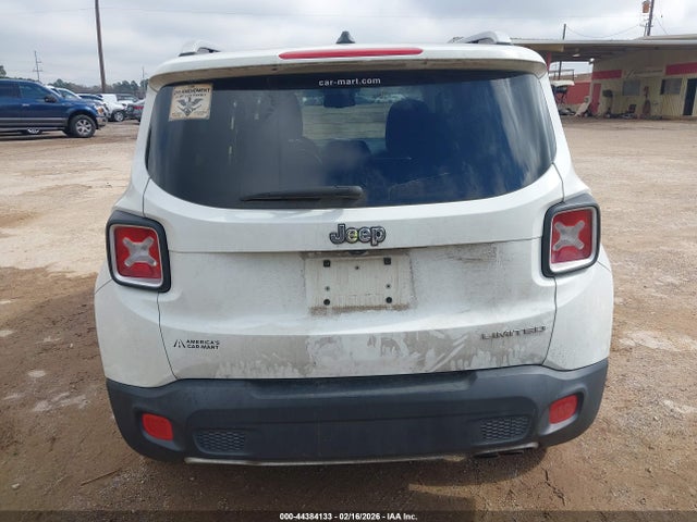 2017 Jeep Renegade Limited Fwd მანქანა იყიდება აუქციონზე, vin: ZACCJADB5HPF09681, აუქციონის ნომერი: 44384133