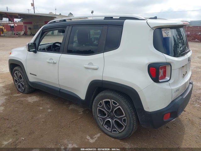 2017 Jeep Renegade Limited Fwd მანქანა იყიდება აუქციონზე, vin: ZACCJADB5HPF09681, აუქციონის ნომერი: 44384133