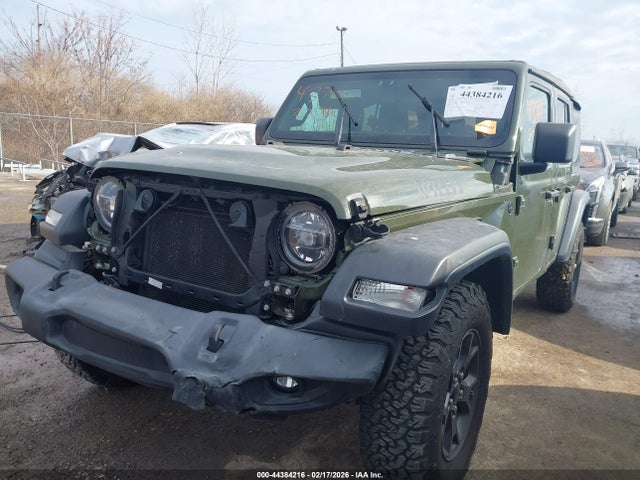44384216 :رقم المزاد ، 1C4HJXDG0LW287079 vin ، 2020 Jeep Wrangler Unlimited Willys 4x4 مزاد بيع