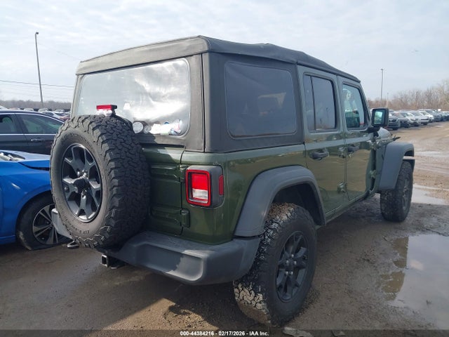 44384216 :رقم المزاد ، 1C4HJXDG0LW287079 vin ، 2020 Jeep Wrangler Unlimited Willys 4x4 مزاد بيع
