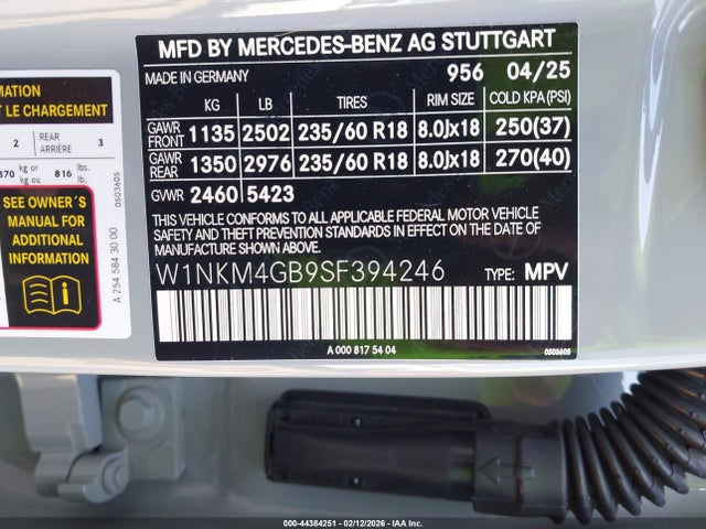 2025 MERCEDES-BENZ GLC 300 W1NKM4GB9SF394246 Photo 8