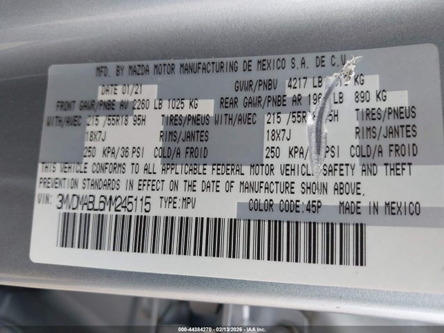 2021 MAZDA CX-30 3MVDMABL6MM245115 Photo 8