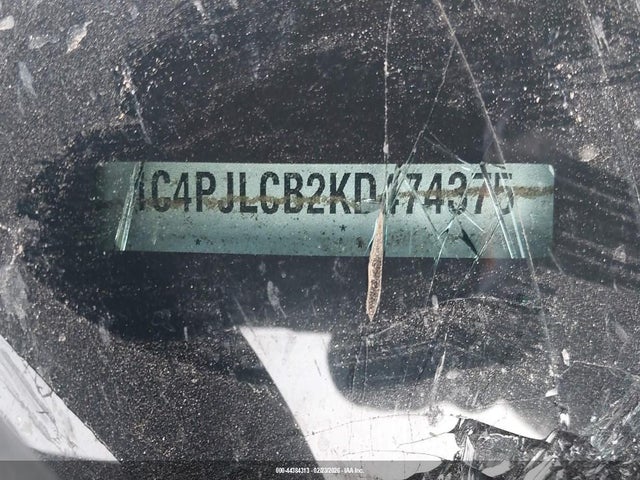 Aukcja sprzedaży 2019 Jeep Cherokee Latitude Fwd, vin: 1C4PJLCB2KD474375, numer aukcji: 44384313