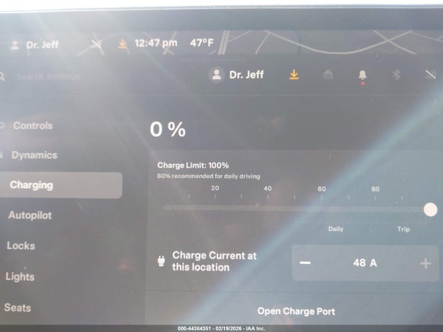 44384351 :رقم المزاد ، 7SAYGAEEXSF224490 vin ، 2025 Tesla Model Y Long Range Dual Motor All-wheel Drive مزاد بيع