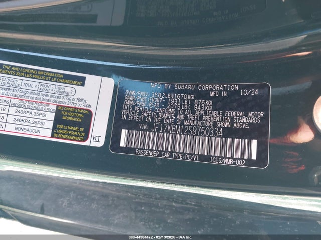 2025 TOYOTA GR86 JF1ZNBM12S9750334 Photo 8