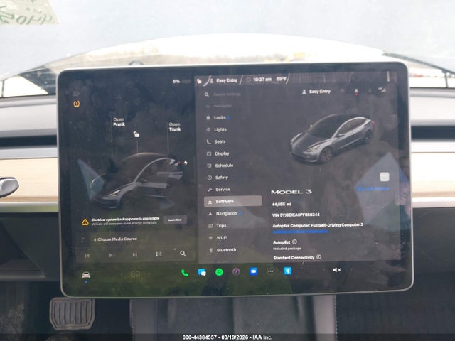 2023 Tesla Model 3 Rear-wheel Drive მანქანა იყიდება აუქციონზე, vin: 5YJ3E1EA9PF656344, აუქციონის ნომერი: 44384557