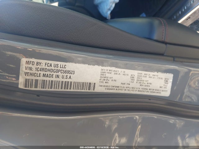 2023 DODGE DURANGO 1C4RDHDG0PC569523 Photo 8