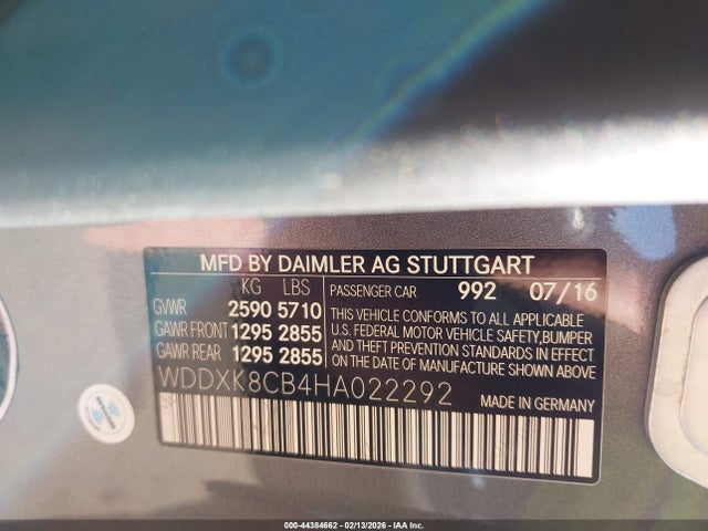 2017 MERCEDES-BENZ S 550 WDDXK8CB4HA022292 Photo 8