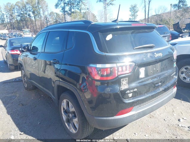 2018 Jeep Compass Limited 4x4 მანქანა იყიდება აუქციონზე, vin: 3C4NJDCB4JT372906, აუქციონის ნომერი: 44384744