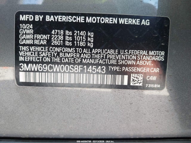 3MW69CW00S8F14543 BMW 330I