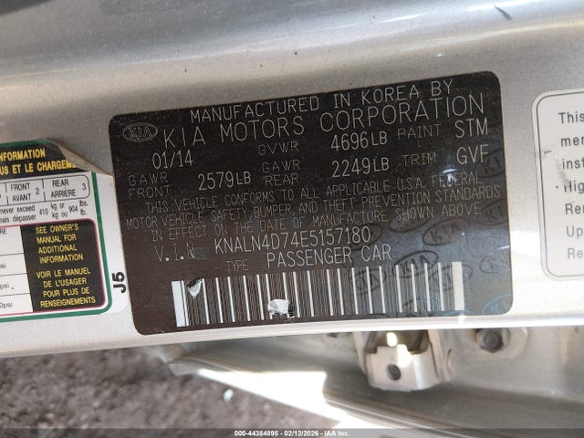 KIA Cadenza Premium 2014 KNALN4D74E5157180 Image 9