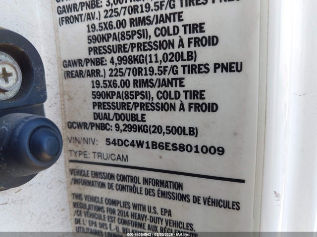 Isuzu Npr Gas Reg 2014 54DC4W1B6ES801009 Image 8