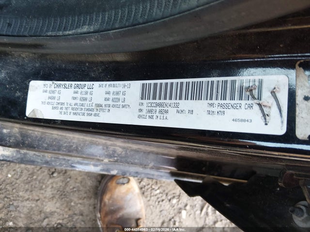 Aukcja sprzedaży 2014 Chrysler 200 Lx, vin: 1C3CCBAB6EN141332, numer aukcji: 44384963