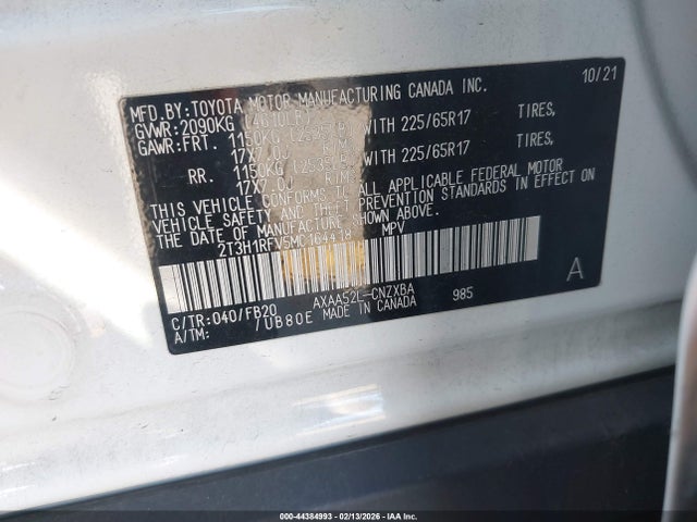 Toyota RAV4 LE 2021 2T3H1RFV5MC164418 Image 9