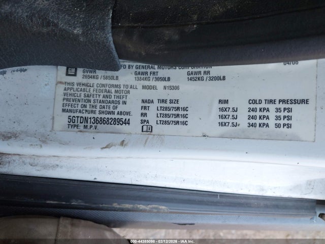 2006 HUMMER H3 SUV 5GTDN136868289544 Photo 8