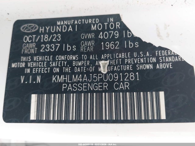 2023 HYUNDAI ELANTRA HYBRID KMHLM4AJ5PU091281 Photo 8