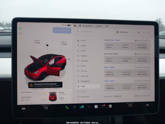 Продажа на аукционе авто 2024 Tesla Model Y Performance Dual Motor All-wheel Drive, vin: 7SAYGDEF3RA320771, номер лота: 44385335