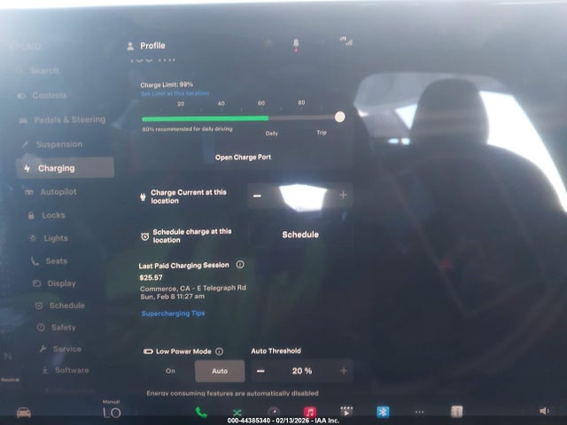 2022 Tesla Model X Plaid Tri Motor All-wheel Drive მანქანა იყიდება აუქციონზე, vin: 7SAXCBE63NF359143, აუქციონის ნომერი: 44385340