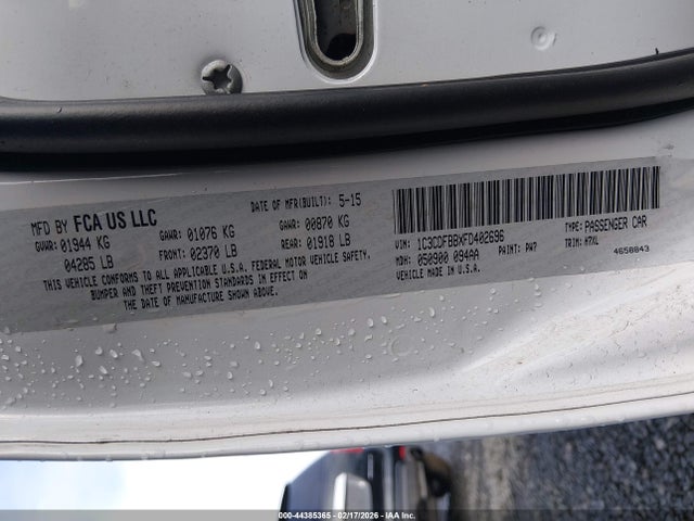 2015 DODGE DART 1C3CDFBBXFD402696 Photo 8