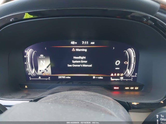 2023 Infiniti Qx60 Sensory Awd მანქანა იყიდება აუქციონზე, vin: 5N1DL1GS6PC348606, აუქციონის ნომერი: 44385435