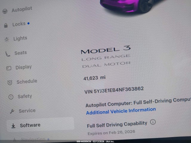 2022 TESLA MODEL 3 5YJ3E1EB4NF363862 Photo 6