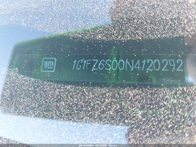 1G1FZ6S00N4120292 Chevrolet Bolt Euv Fwd Premier