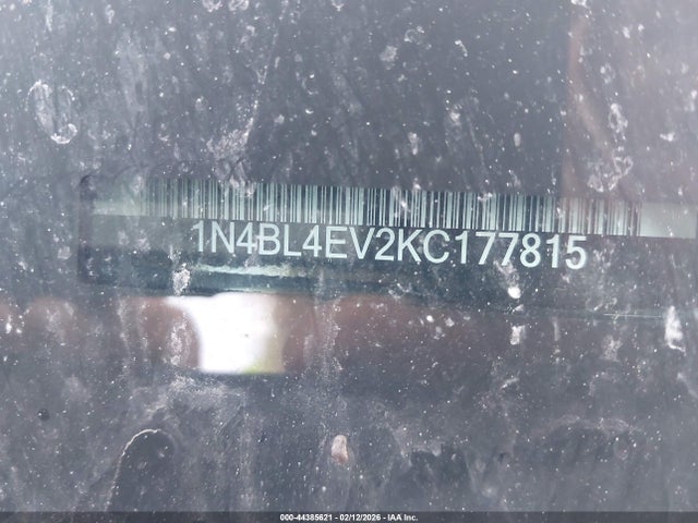 Nissan Altima 2.5 Sl 2019 1N4BL4EV2KC177815 Image 9