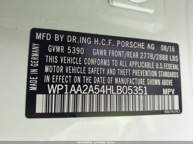 2017 PORSCHE MACAN WP1AA2A54HLB05351 Photo 8