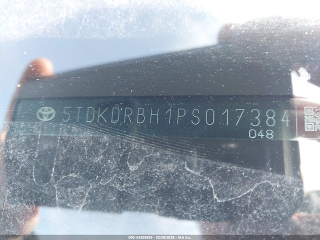 Aukcja sprzedaży 2023 Toyota Highlander Xle, vin: 5TDKDRBH1PS017384, numer aukcji: 44385888