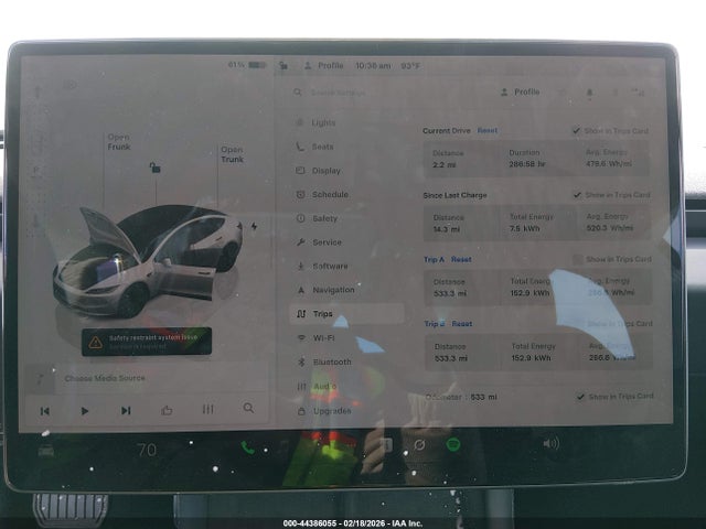 2026 Tesla Model 3 Premium All-wheel Drive მანქანა იყიდება აუქციონზე, vin: 5YJ3E1EB5TF121532, აუქციონის ნომერი: 44386055