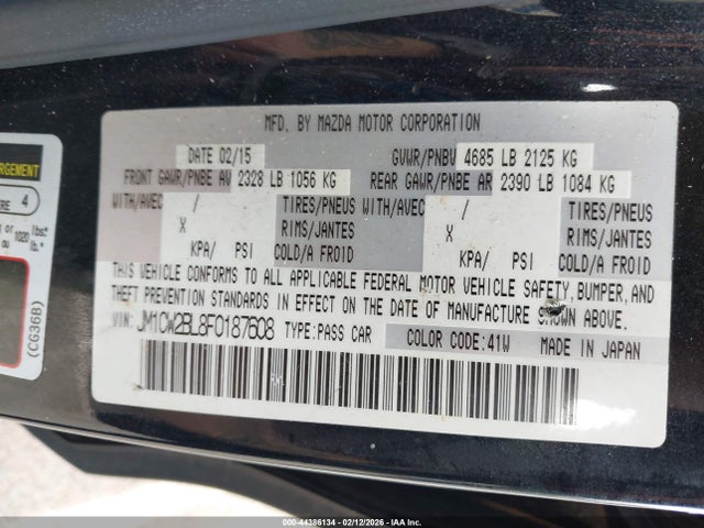 Mazda Mazda5 Sport 2015 JM1CW2BL8F0187608 Image 9