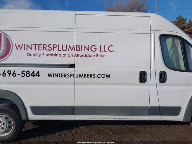 Aukcja sprzedaży 2017 Ram Promaster 2500 High Roof 159 Wb, vin: 3C6TRVDG1HE503327, numer aukcji: 44386450