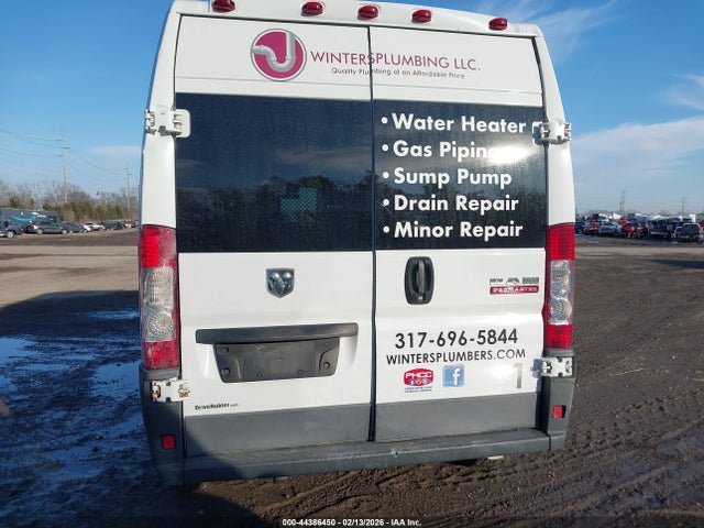 Aukcja sprzedaży 2017 Ram Promaster 2500 High Roof 159 Wb, vin: 3C6TRVDG1HE503327, numer aukcji: 44386450