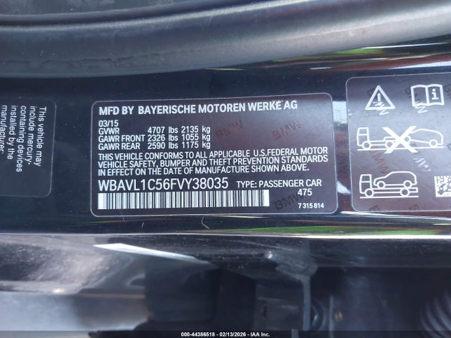 WBAVL1C56FVY38035 BMW X1 Xdrive28i