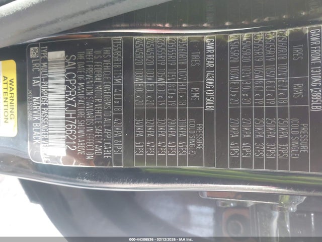 2018 LAND ROVER DISCOVERY SPORT SALCP2RX7JH766212 Photo 8