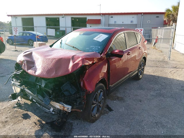 44386565 :رقم المزاد ، 7FARW1H83NE005843 vin ، 2022 Honda Cr-v 2wd Ex-l مزاد بيع