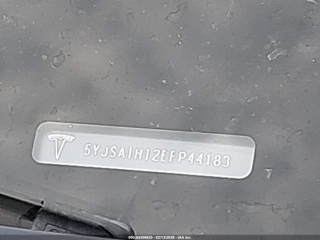 2014 Tesla Model S P85 მანქანა იყიდება აუქციონზე, vin: 5YJSA1H12EFP44183, აუქციონის ნომერი: 44386620