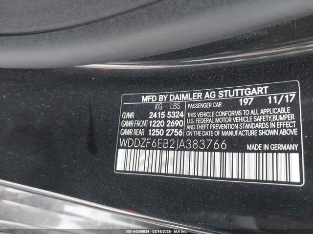 2018 MERCEDES-BENZ AMG E 43 WDDZF6EB2JA383766 Photo 8