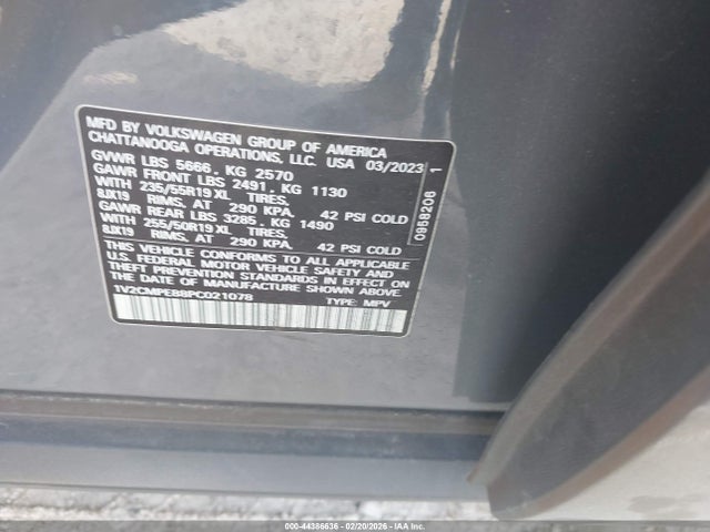 1V2CMPE88PC021078 Volkswagen ID.4 PRO
