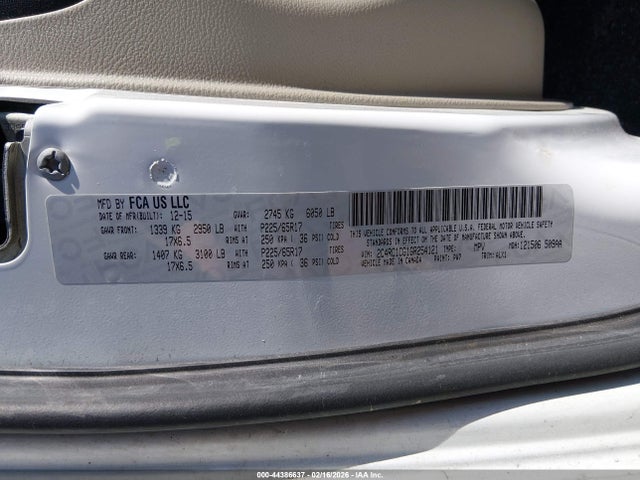 2016 CHRYSLER TOWN & COUNTRY 2C4RC1CG1GR254121 Photo 8