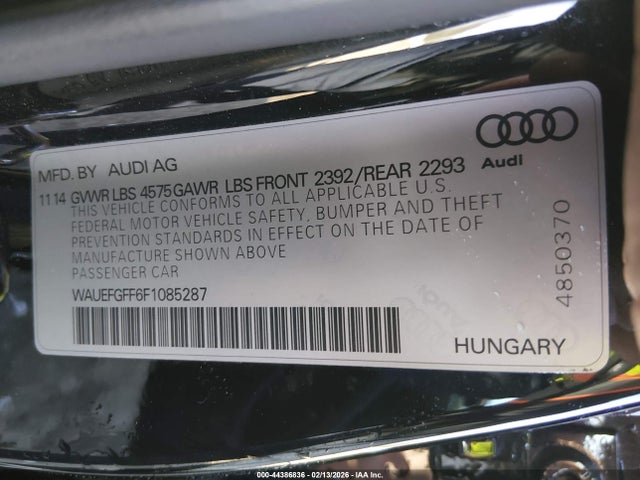 2015 AUDI A3 WAUEFGFF6F1085287 Photo 8