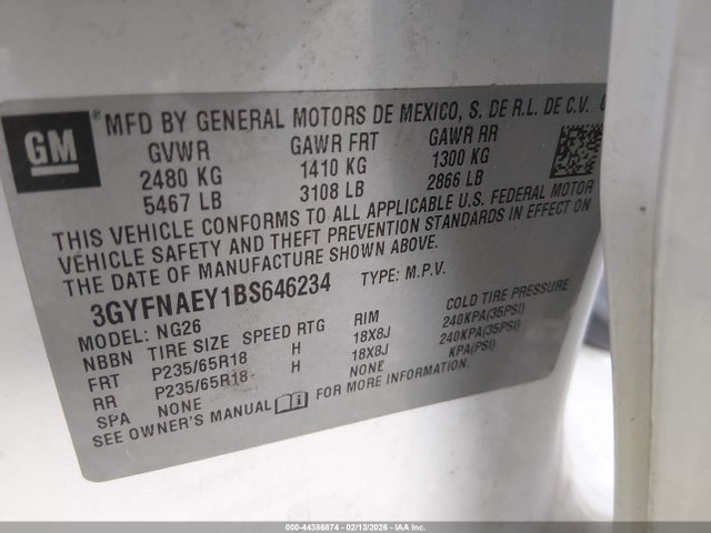 2011 CADILLAC SRX 3GYFNAEY1BS646234 Photo 8
