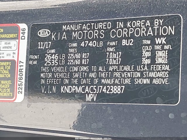 KIA Sportage Lx 2018 KNDPMCAC5J7423887 Image 18